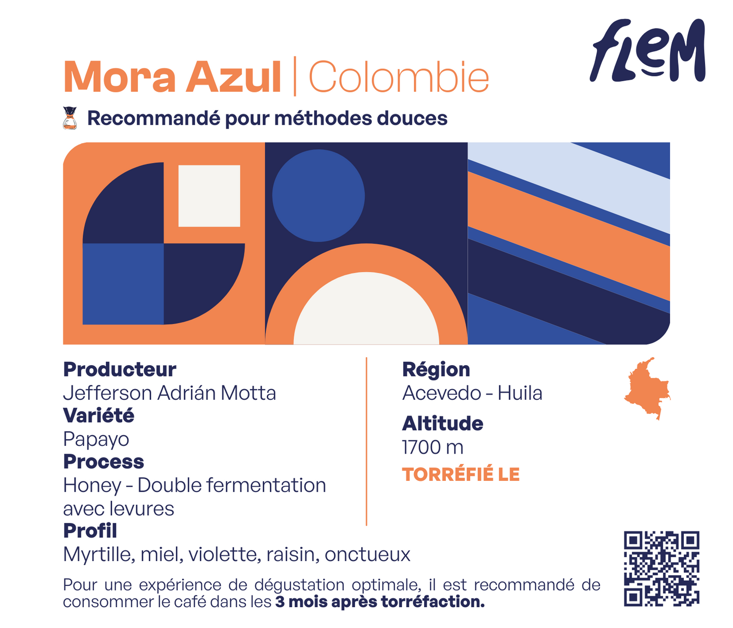 Mora Azul | Colombie